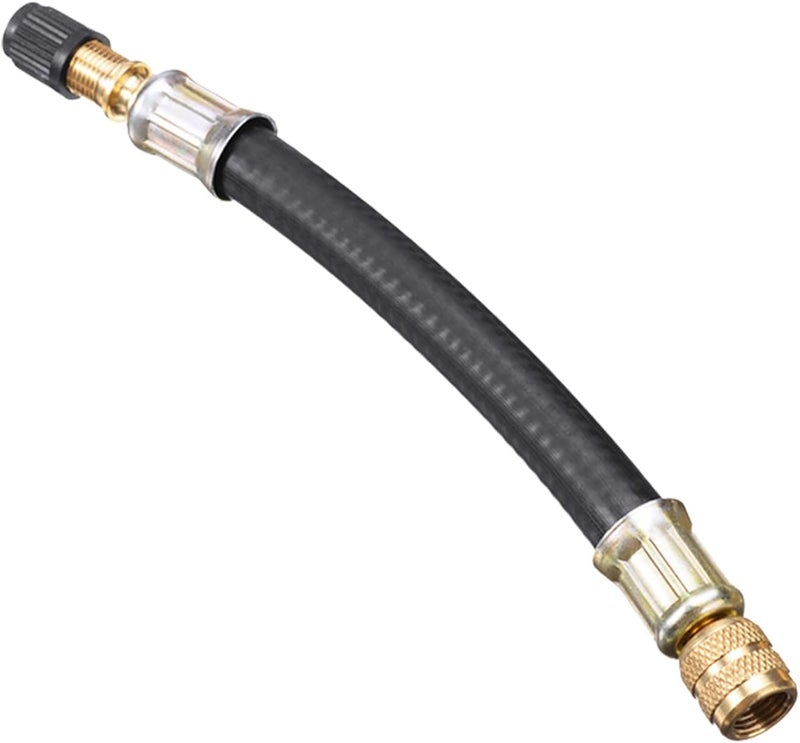 Tire Valve Stem Extension 150mm Solid Rubber Tube Air Nozzle Extender for Bikes Cars Motorcycles - Image 1