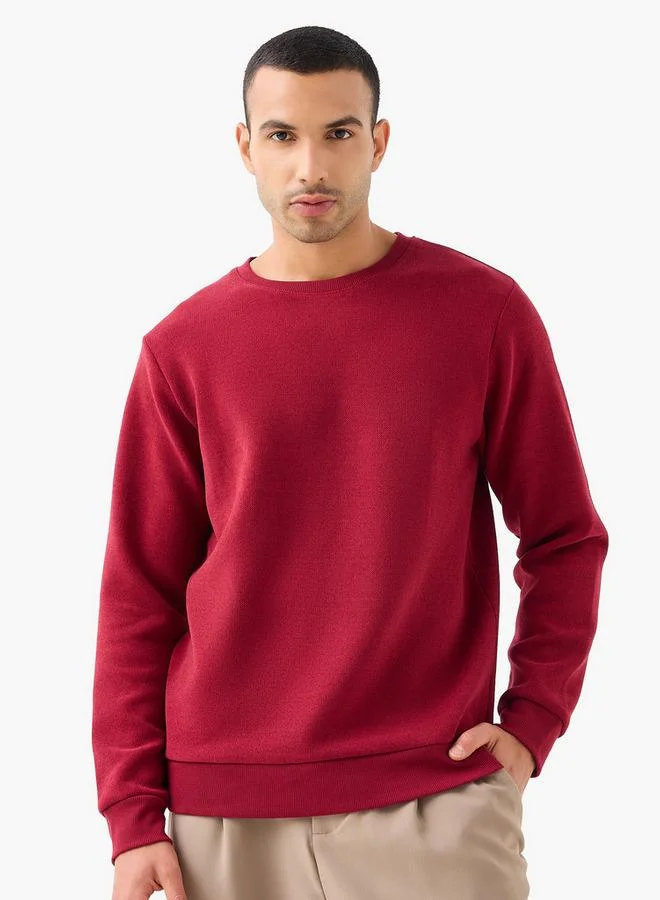 Iconic Textured Sweatshirt