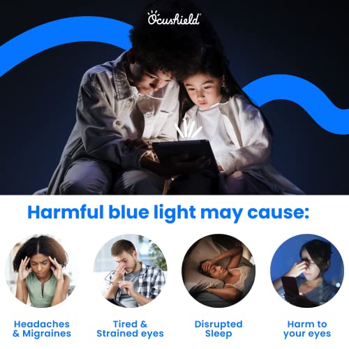 Ocushield 12.5” (16:9) Premium Anti Blue Light Screen Protector with Privacy Filter for Laptops and Computer Monitors - Anti-Glare - Easy Install - Anti-Fingerprint - Reduce Eye Fatigue (277 x 156 mm) - Image 3