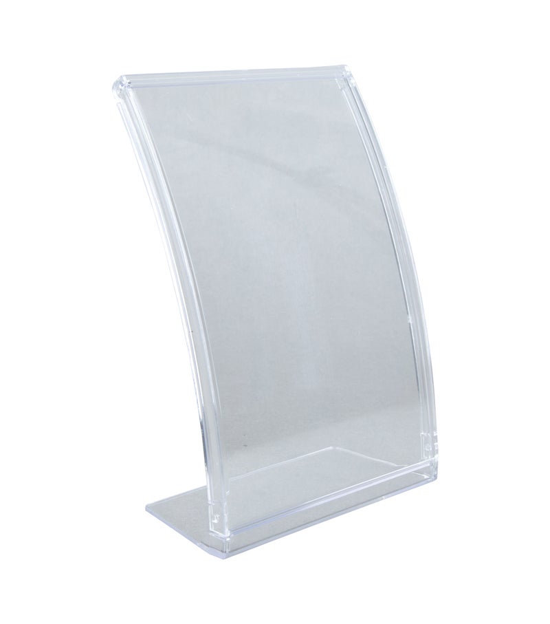 Daiso Postcard Curve Stand, 11.7 x 15.6 x 6.7 cm, Curved Display Holder for Postcards, Photos, Cards, Menus & Tabletop Presentation - Image 3