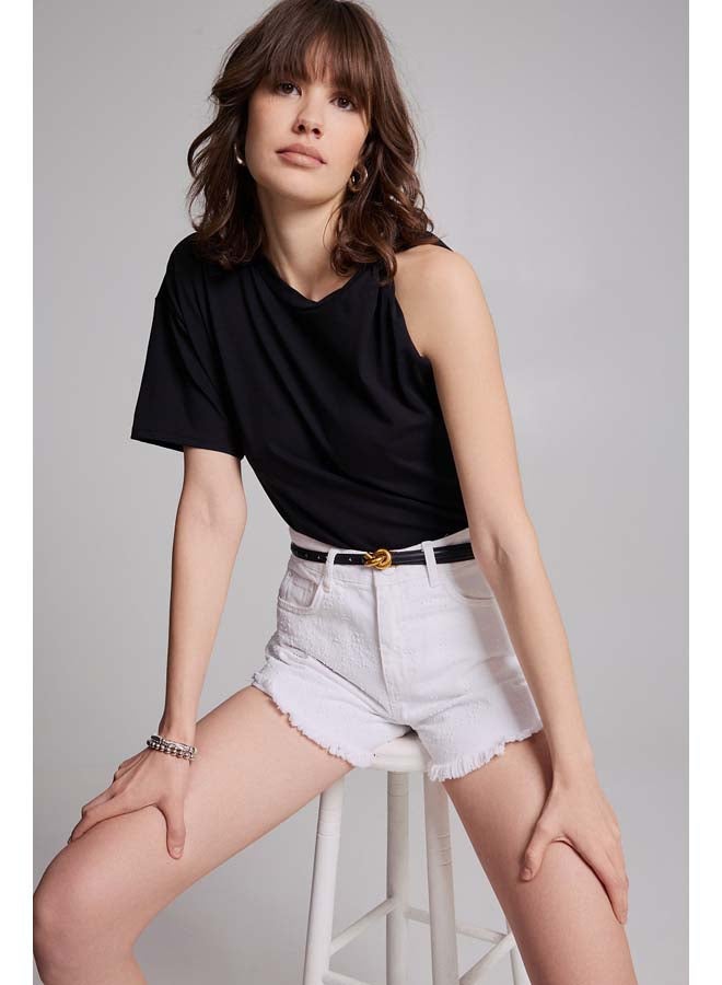 BSB T-shirt with one shoulder - Image 2