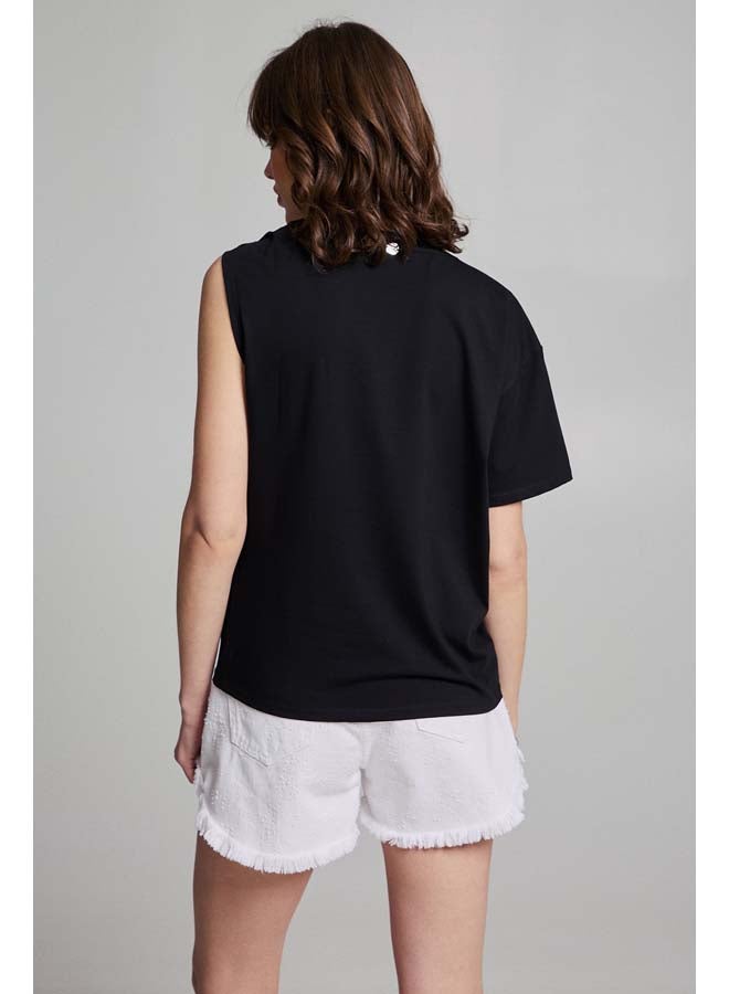 BSB T-shirt with one shoulder - Image 3