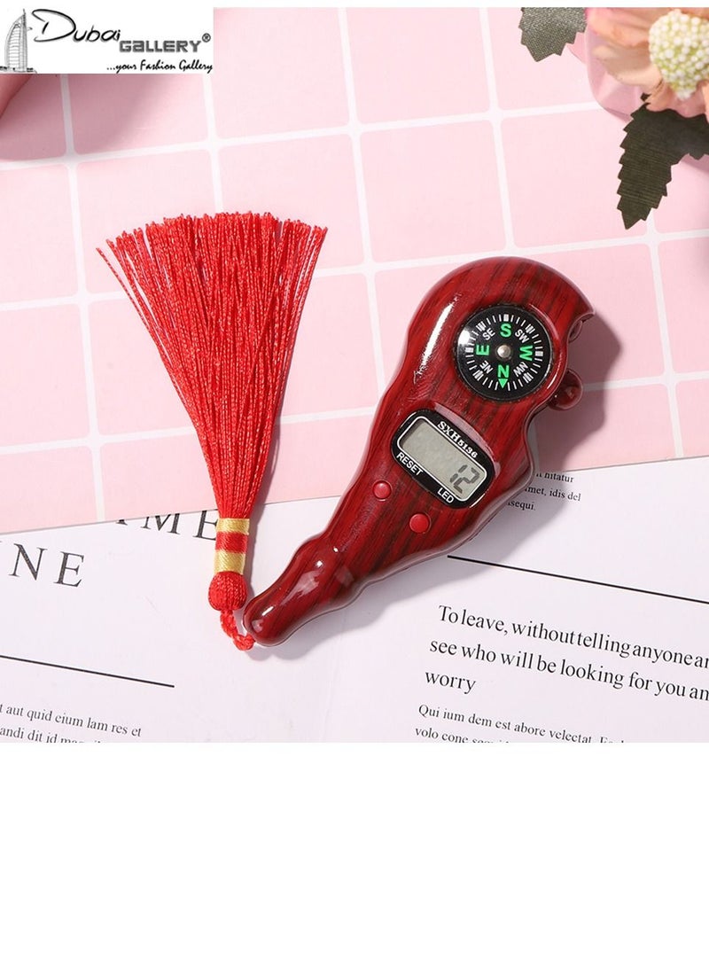 DubaiGallery New Tally Counter Digital Tasbih With LED Light WITH COMPASS - Image 1