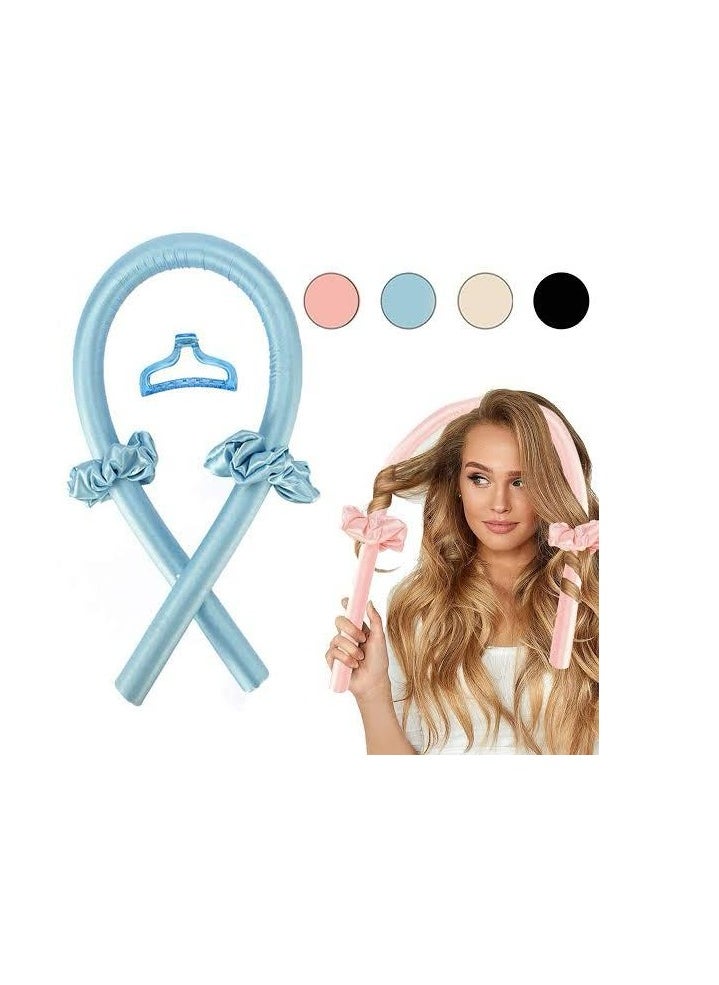 Generic Heatless Hair Curlers – No Heat Satin Curling Rod Headband Set for Long Hair to Sleep In with Hair Clip and Scrunchies, Overnight Soft Lazy Curly Hair Accessories for Women Natural Curly Hair 1PC (RANDOM COLOR)  - Image 2
