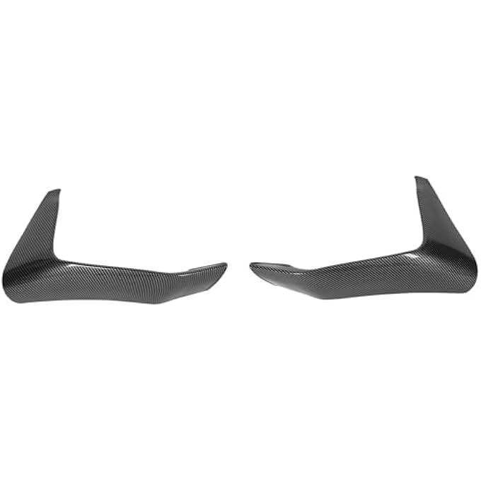 Brilluxa Front Bumper Splitter, Lip Spoiler Air Dam 2Pcs Compatible with BMW F80 F82 F83 M3 M4, Front Lip Splitter Kit (Carbon Fiber Style) - Image 1