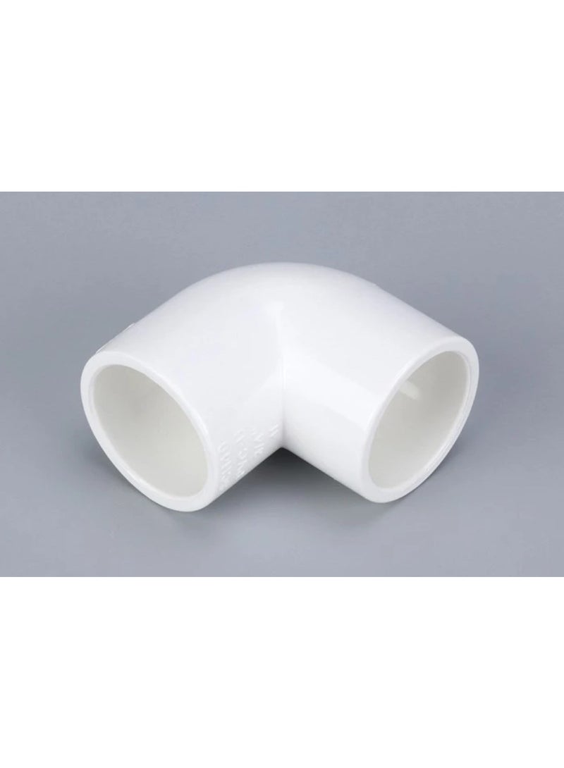 كوع PVC 3/4 بوصة 90 درجة Schedule 40 ابيض للمياه الباردة