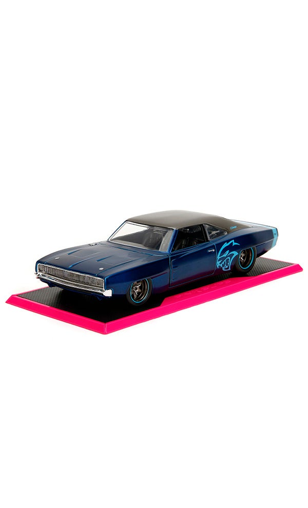 JADA Pink Slips 1:24 - 1968 Dodge Charger, Die-Cast Car with Base, Toys for Kids and Adults - Image 2