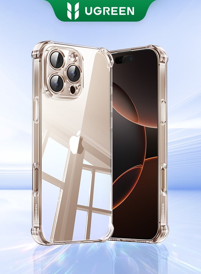 راكسوم جراب iPhone 16 Pro Max مصنوع من مادة TPU ناعمة ولطيفة على البشرة، مقاوم للاصفرار، مقاوم للصدمات والخدوش، سهل التركيب والإزالة، مقاوم للماء، نحيف للغاية، مناسب تمامًا لهاتف iPhone - Image 1