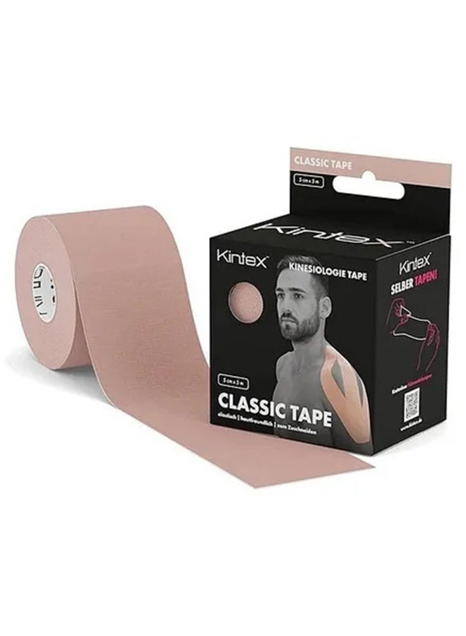 Kintex Kinesiology Classic Tape For Pain Relief - Beige Color, Size - 5 * 500 cm
