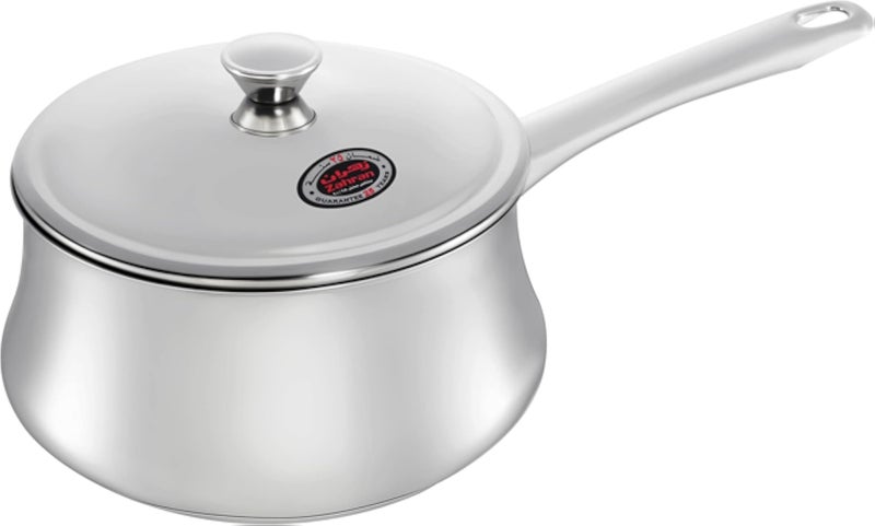 زهران قدر صلصة كلاسيكي بمقبض، مقاس 14 سم، ستانلس ستيل - 330011014