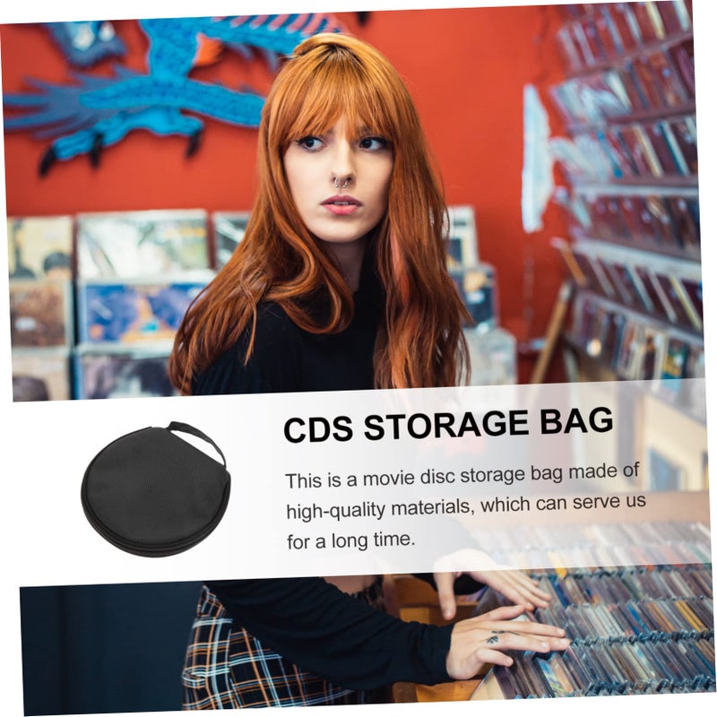 3Pcs Soft CD DVD Storage Pouch Organizer Case with Easy Carrying Design - Image 4