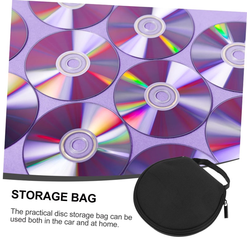 3Pcs Soft CD DVD Storage Pouch Organizer Case with Easy Carrying Design - Image 3