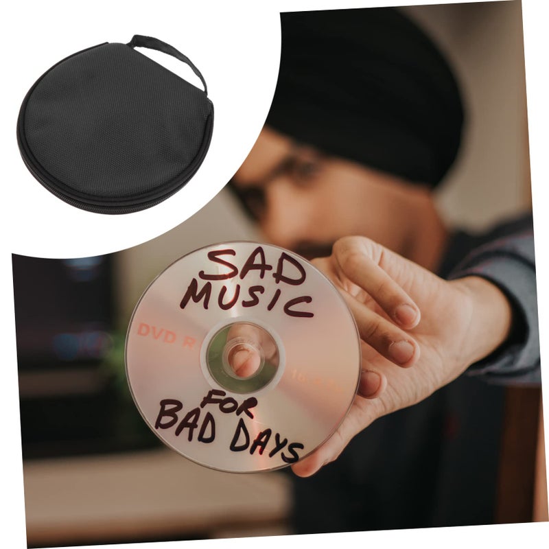 3Pcs Soft CD DVD Storage Pouch Organizer Case with Easy Carrying Design - Image 5