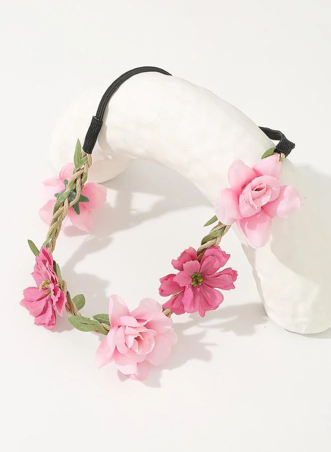 تايك تو Flower Elastic Headband