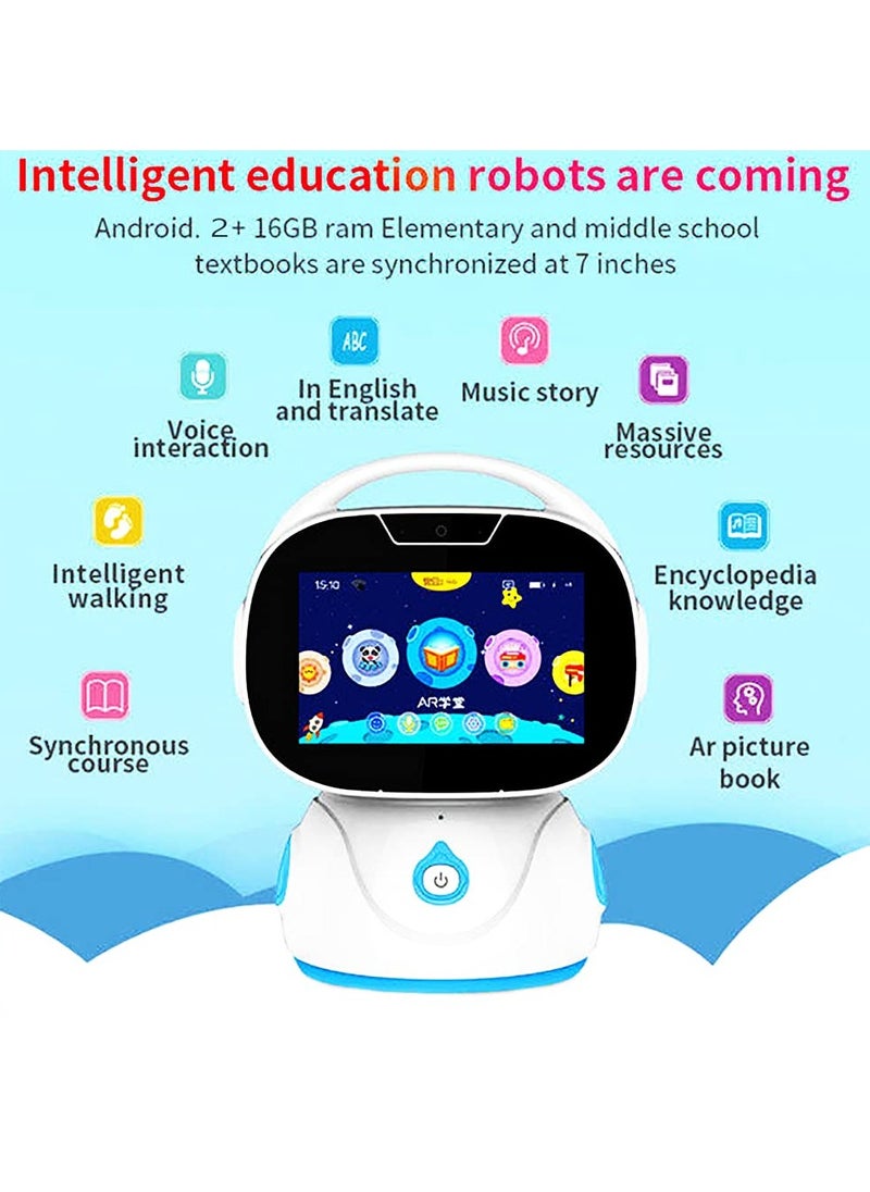 Smart 2030 - Children Smart Learning Robot Tablet with Voice Intercom, Music, Dance, Puzzle Games, Google & YouTube Access Fun & Interactive - Image 1