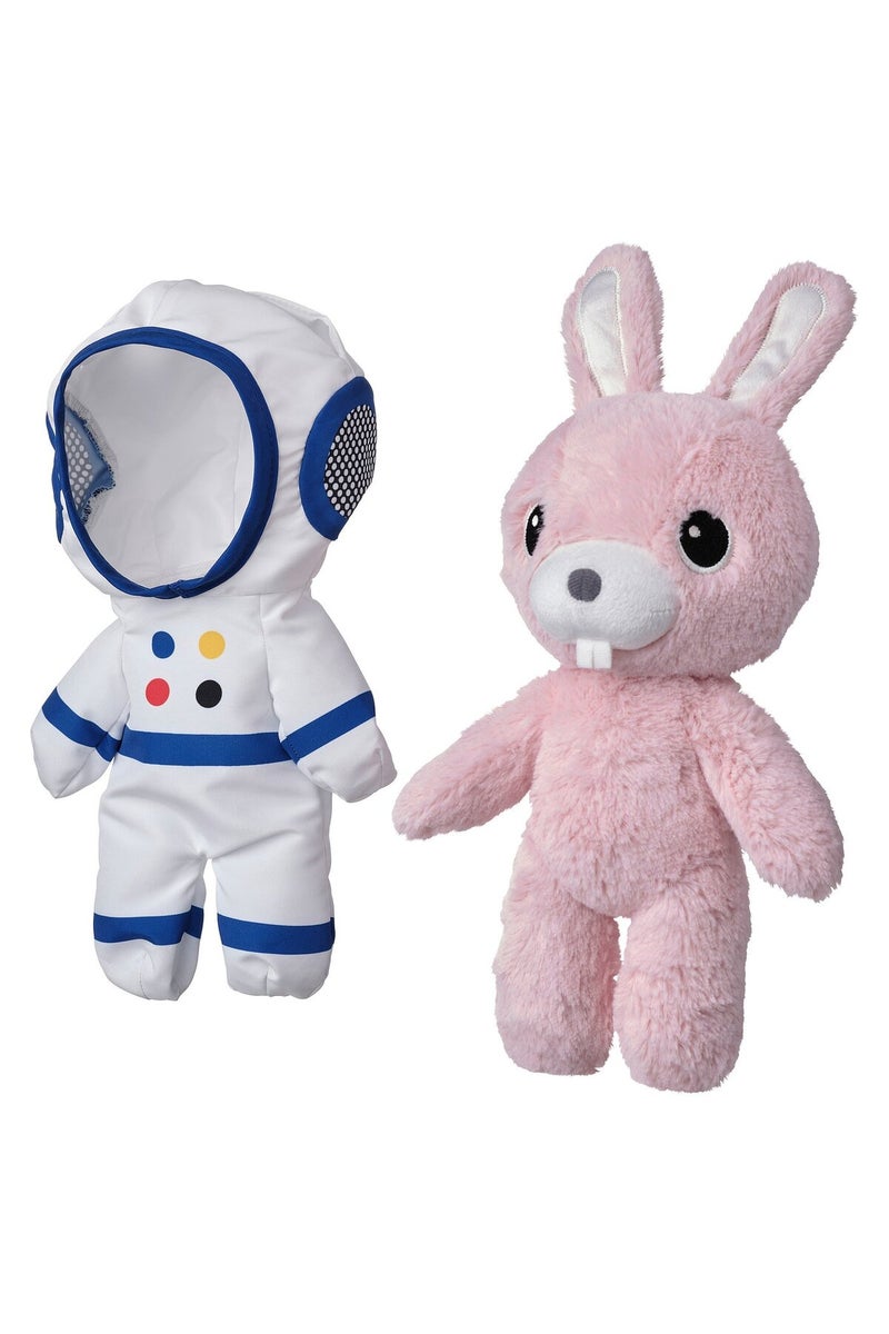 Soft toy with astronaut suit, rabbit, 28 cm - Image 2