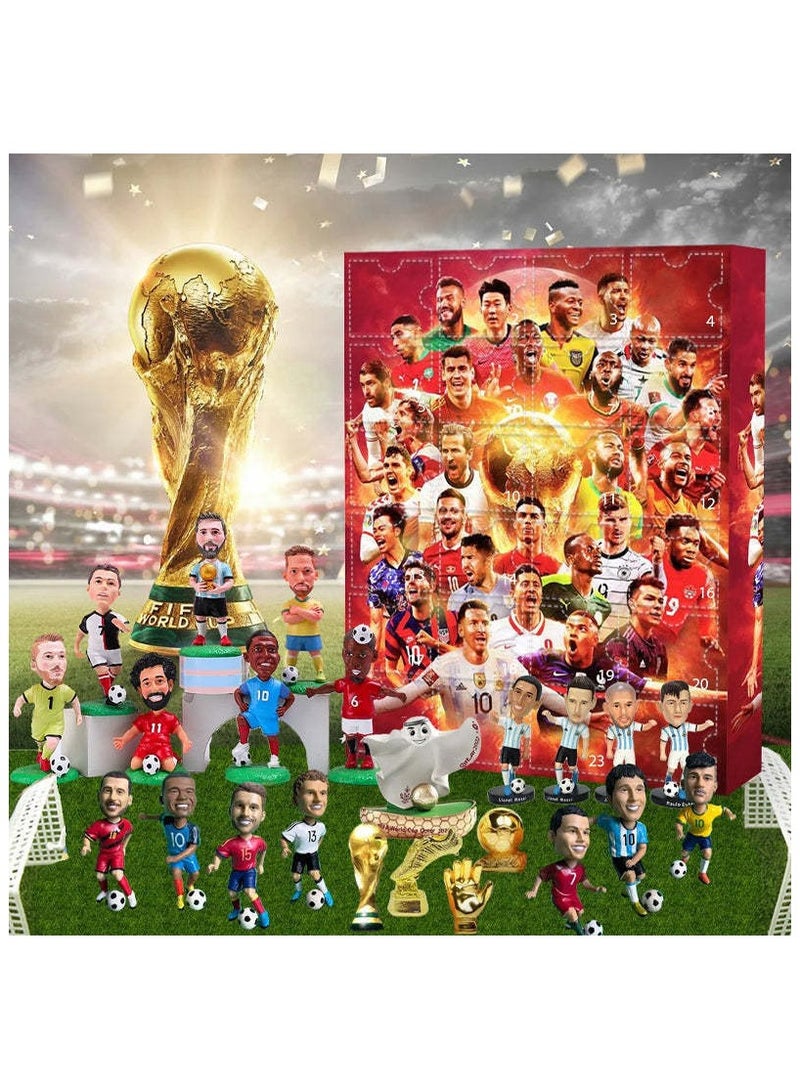 general Soccer-themed blind box figurines soccer star figurine blind boxes desktop decorative figurines that can be given as gifts to family and friends - Image 1