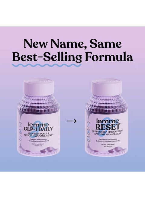 Lemme Lemme, GLP-1 Daily™, Weight Management, Cravings & Fat Burner, 60 Capsules | Best Price Qatar