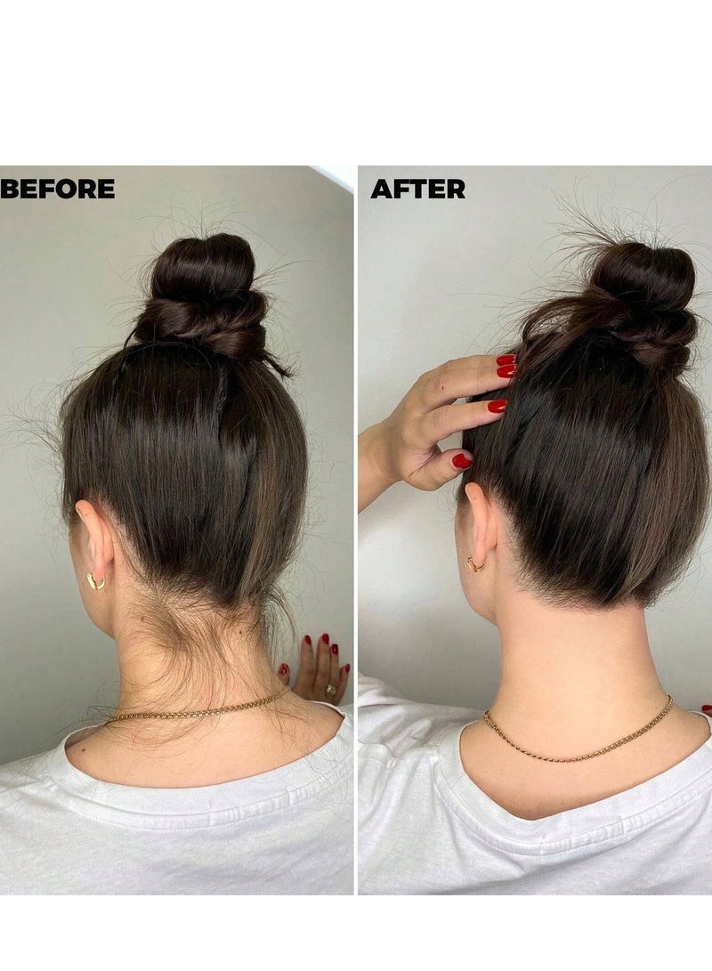 اي كي تي عصا شمع للشعر المتطاير + 2 فرشاة شعر – كريم تصفيف غير دهني للتحكم بالشعر المجعد وتثبيت الشعر بلمسة طبيعية - Image 5