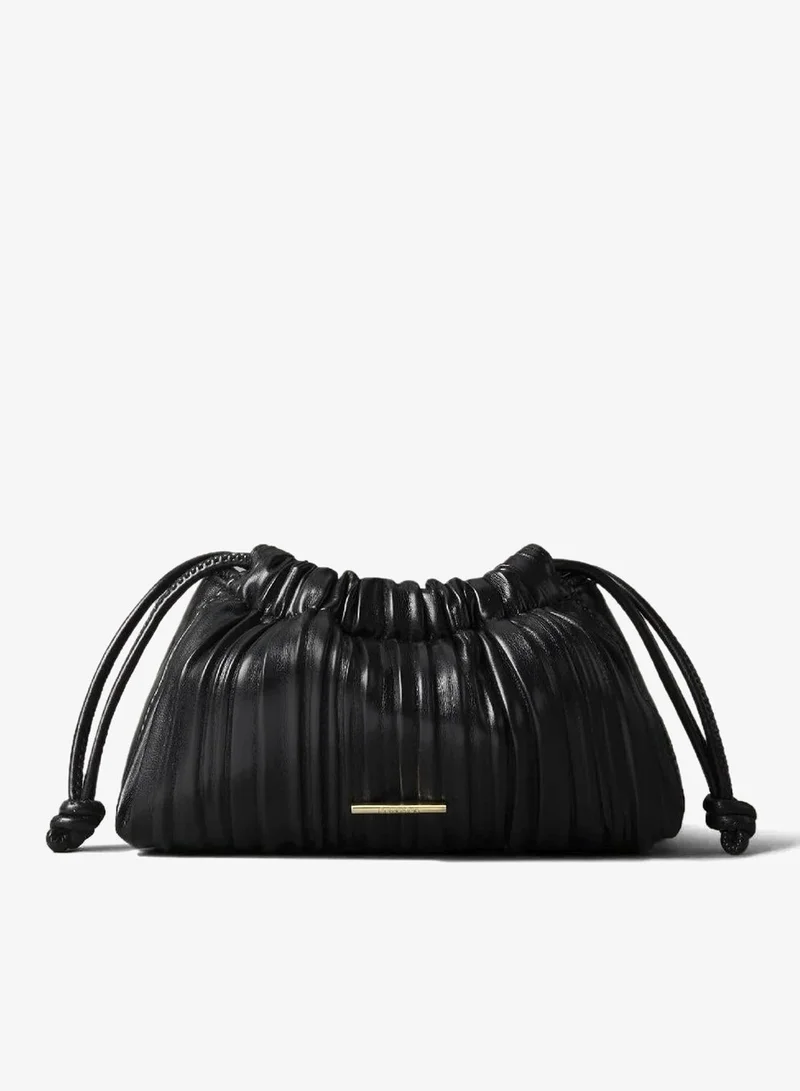 Mini Plissé Crossbody Bag