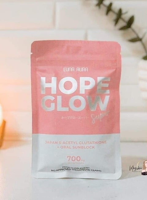 LUNA AURA HOPE GLOW SUPER JAPAN S-ACETYL GLUTATHIONE + ORAL SUNBLOCK | Best  Price KSA