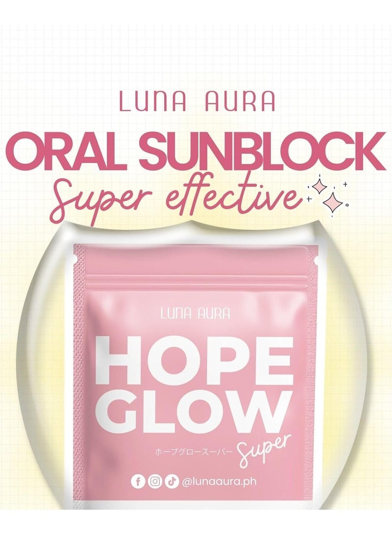 LUNA AURA HOPE GLOW SUPER JAPAN S-ACETYL GLUTATHIONE + ORAL SUNBLOCK - Image 4