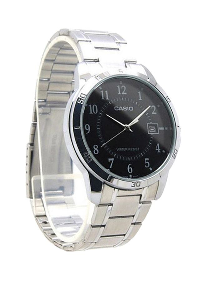 CASIO Men Dress Analog Watch MTP-V004D-1B - 42 mm - Silver - Image 3