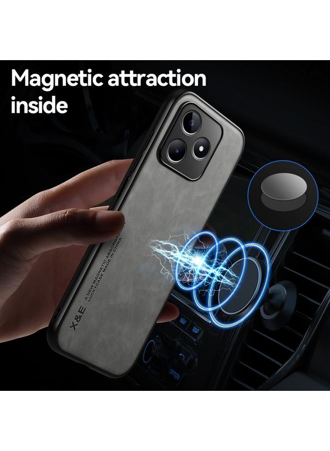 S-TOP Case For Realme 12 Pro / 12 Pro+ Skin Feel Magnetic Leather Back Phone Case - Image 5