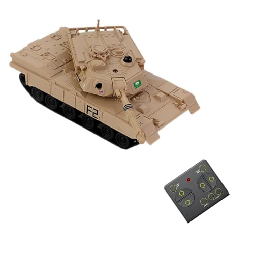 Ouhgnoh Mini Tank Remote Control Combat Tracked Military Tank Model Simulation Tiger Popular Toy Puzzle Toy Boy - Image 1