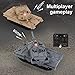 Ouhgnoh Mini Tank Remote Control Combat Tracked Military Tank Model Simulation Tiger Popular Toy Puzzle Toy Boy - Image 4
