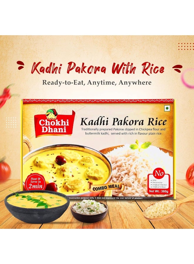 Chokhi Dhani Kadhi Pakora with Rice, 350 gm - Image 3