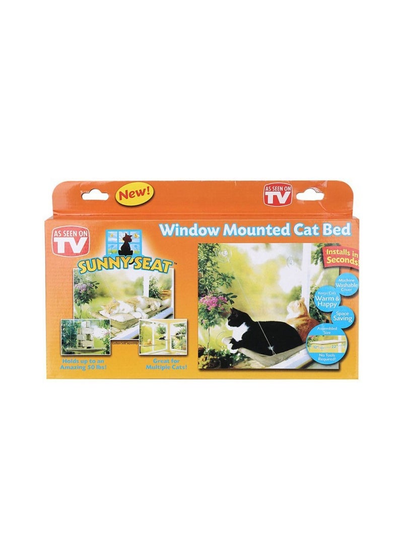 Cool Baby - COOLBABY Cat Hammock Summer Breathable Mesh Pet Hammock Window Sill Hanging Cat Hammock - Image 1