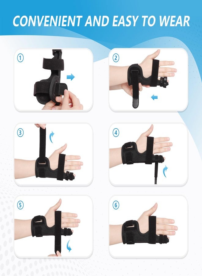 joingood Pinky Finger Splint, Finger Splint for Pinky, Broken Finger, Trigger Finger, Metacarpal Splint Hand Brace, Little Finger Brace for Tendonnitis, Pain Relief, Fits for Left & Right Hand(M) - Image 5