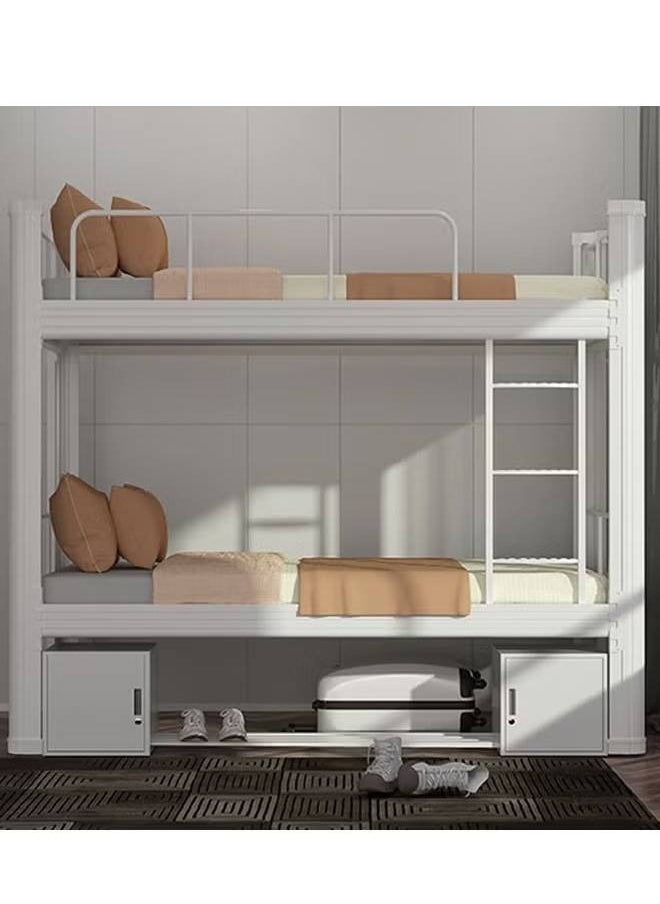KLNAMAEAAN Double Decker Bunker Bed Sturdy Metal Frame, Space-Saving Design  - Image 2