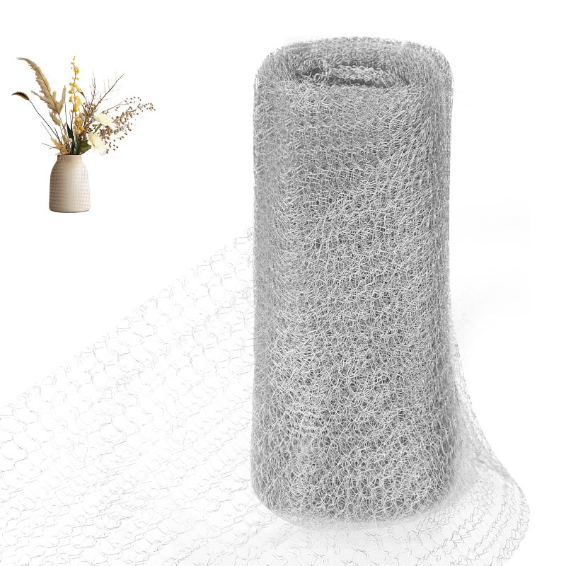 OFFCUP Anti-Rodent Wire Mesh, 12 m x 12.7 cm Stainless Steel Mesh Mesh for Snail Bird Slug Insect Blocker for Garden Protection - Image 1