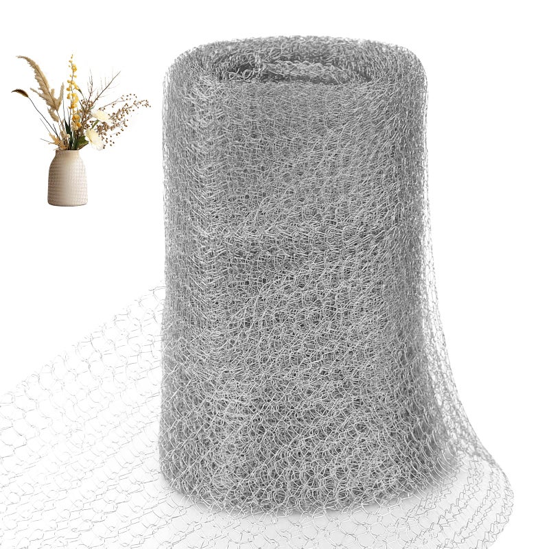 OFFCUP Anti-Rodent Wire Mesh, 12 m x 12.7 cm Stainless Steel Mesh Mesh for Snail Bird Slug Insect Blocker for Garden Protection - Image 2