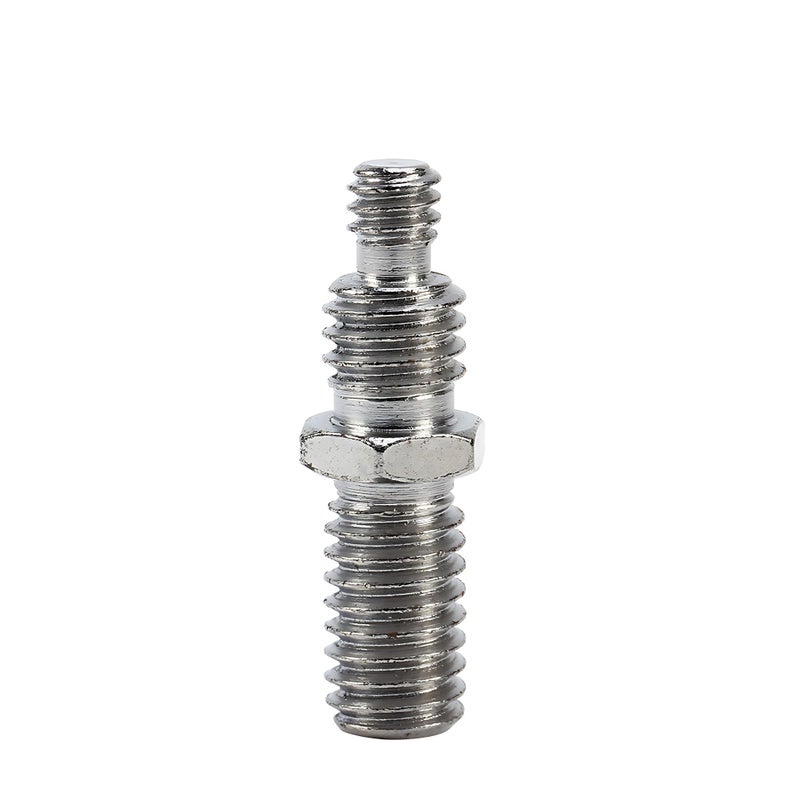 Acouto 1/4'' to 3/8'' Adapter Male Screw, 1/4'' & 3/8'' Adapter Male Screw for Ball Head Tripod Monopod Camera Mount Accessories Dual Use Screw Converter - Image 1