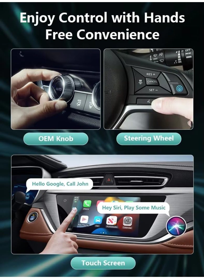 TYS-401 Carplay AI Box Wireless CarPlay and Android Automatic Adapter   Multimedia 4K Video CarPlay and Android Automatic Adapter 2+16G - Image 4