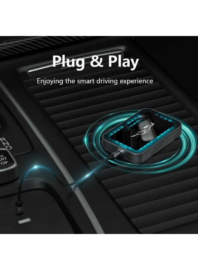 TYS-401 Carplay AI Box Wireless CarPlay and Android Automatic Adapter   Multimedia 4K Video CarPlay and Android Automatic Adapter 2+16G - Image 2