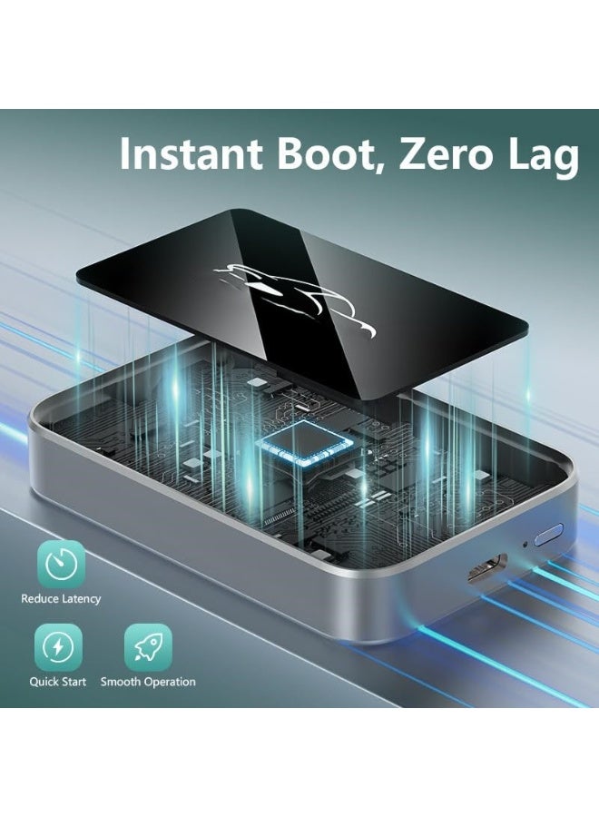 TYS-401 Carplay AI Box Wireless CarPlay and Android Automatic Adapter   Multimedia 4K Video CarPlay and Android Automatic Adapter 2+16G - Image 3