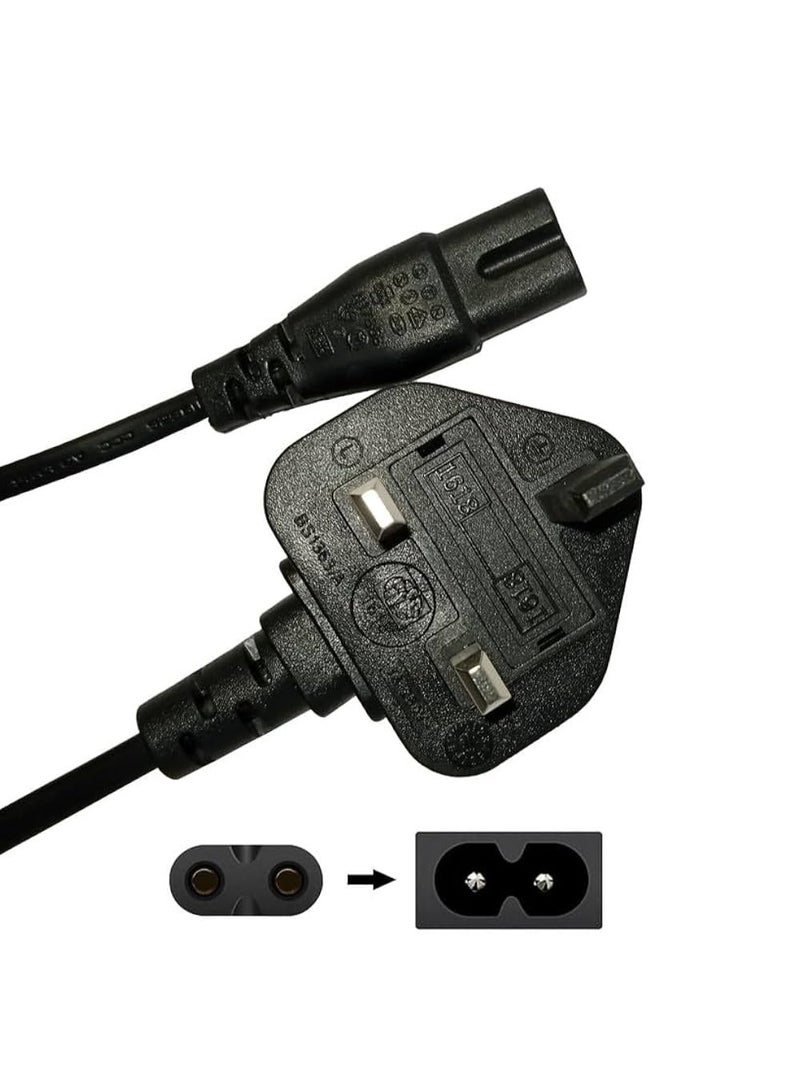 1.5M Uk Plug Electric Power Cord 13A With 2Pin Connector - Image 2