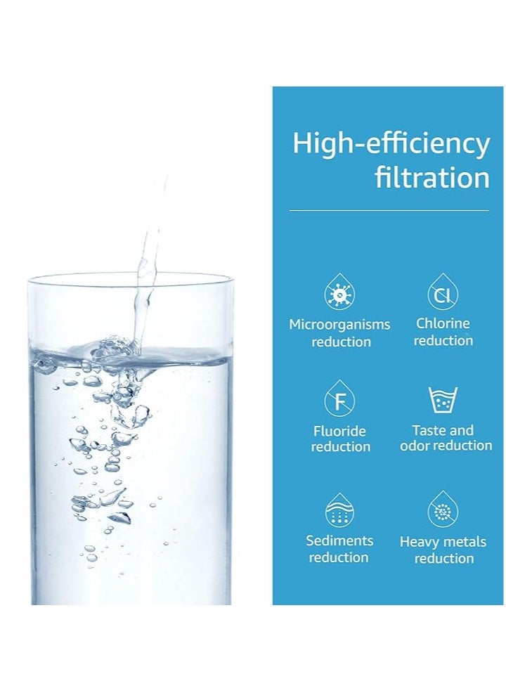 General Water filter, compatible with BB9-2 Black Filter and PF-2 Fluoride Filter Combo Pack and Gravity Filtration System - Includes 2 black filters and 2 fluoride filters  - Image 2
