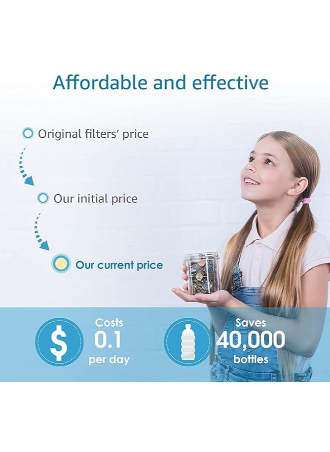 General Water filter, compatible with BB9-2 Black Filter and PF-2 Fluoride Filter Combo Pack and Gravity Filtration System - Includes 2 black filters and 2 fluoride filters  - Image 5