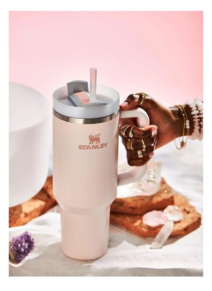 Stanley - Stanley Quencher H2.0 FlowState Stainless Steel Vacuum Insulated Tumbler with Lid and Straw for Water, lced Tea or Coffee, Smoothie and More, 40 oz - Image 1