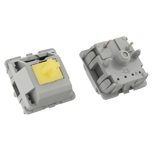 DUROCK Sunflower T1 Tactile Switches, Pom T1 67g Tactile Keyboard Switch, 5 Pins Pre-Lubed Mechanical Keyboard Switches (DUROCK Sunflowers, 110pcs) - Image 5
