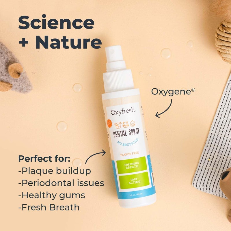 Oxyfresh Advanced Cat & Dog Breath Spray â€“ Instant Pet Breath Freshener: Easy No Brushing Teeth Cleaning Solution â€“ Fight Plaque, Keep Teeth & Gums Healthy - Image 4