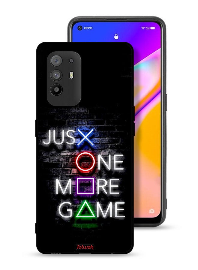 Tolwak Oppo A95 5G Protective Case Cover Just One More Game - Image 1
