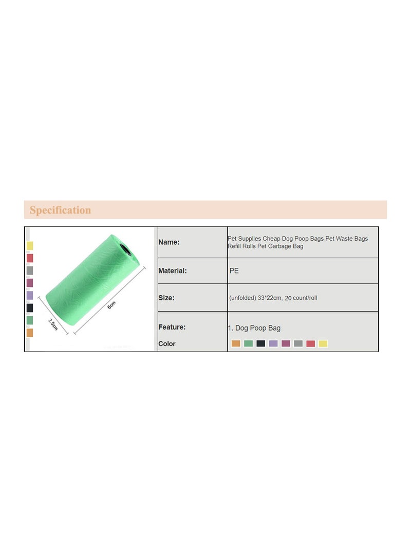 mee mee Mee Mee Bag and Refill 8 Rolls Pack of 5, 800 Bags, Baby Nappy bag  - Image 3