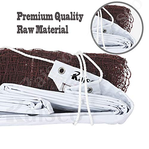 Raisco 716F Nylon Special Four Side Tape Badminton Net (Brown) - Image 3