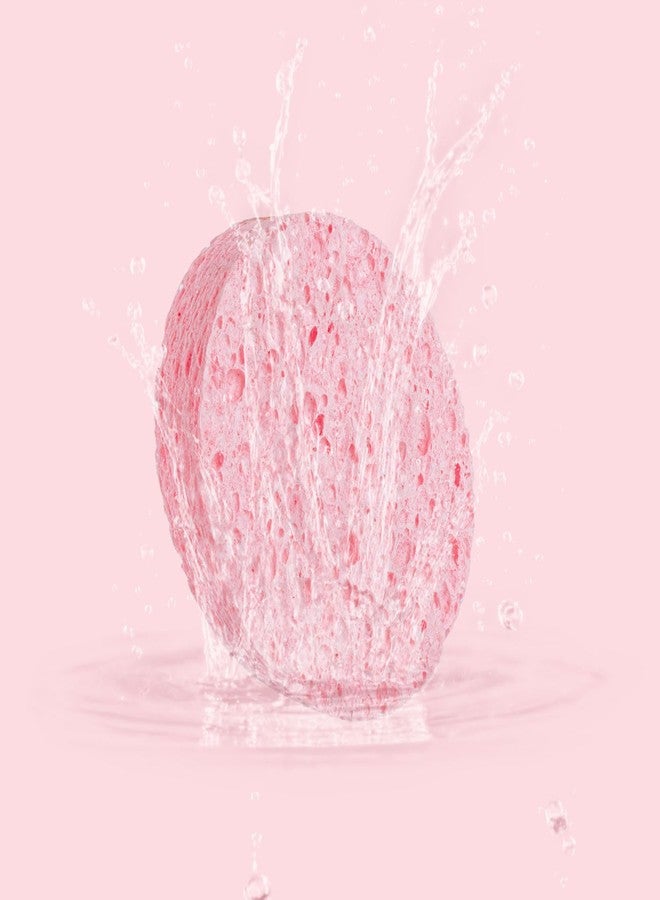 Sevi Bebe Cellulosic Baby Bath Sponge - 100% Natural, Skin Friendly and Soft Bath Sponge for Infants and Toddlers. Natural, Healthy and Hygienic Bathing for Your Little one! (Pack of 1, Pink) - Image 2